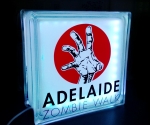 Adelaide zombie walk glass block globlock