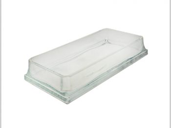 Rectangle glass serving tray