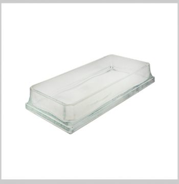 Rectangle glass serving tray