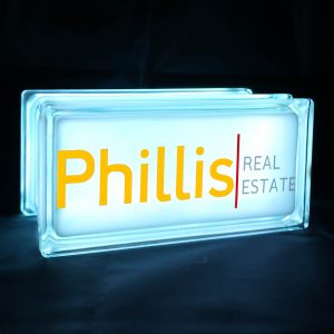 Phillis real estate glass block Globlock