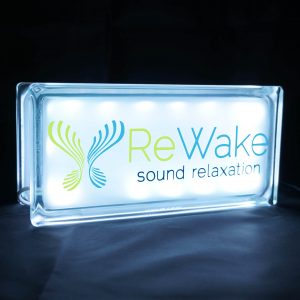 Rewake meditation soundtrack Glass block Globlock